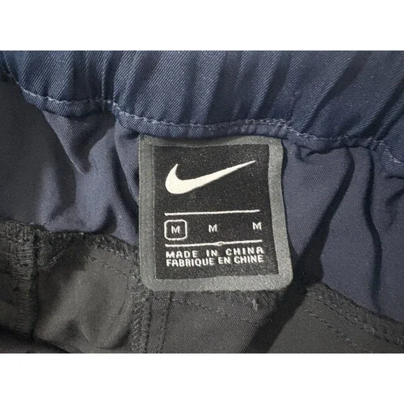 Nike Tech Pack Pants Mens Blue Black Jogger Belted Cargo Pockets Tapered Sz M - Picture 6 of 14